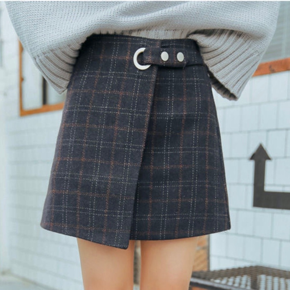 Plaid Mini Skirt